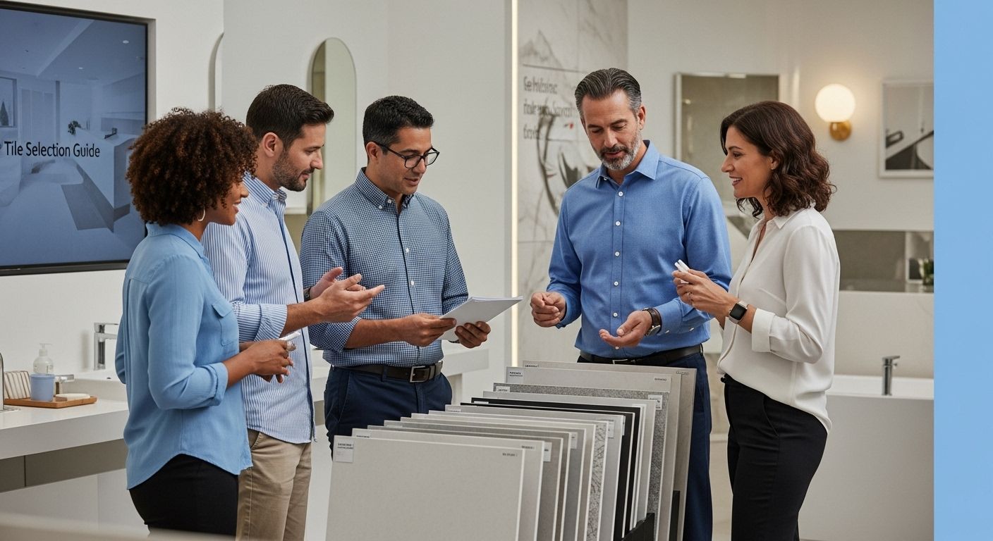 bathroom tile selection