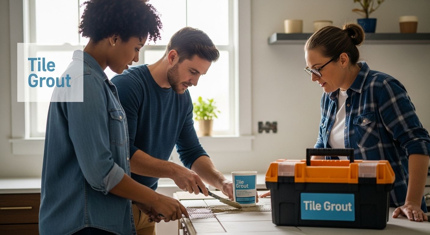 tile grout installation