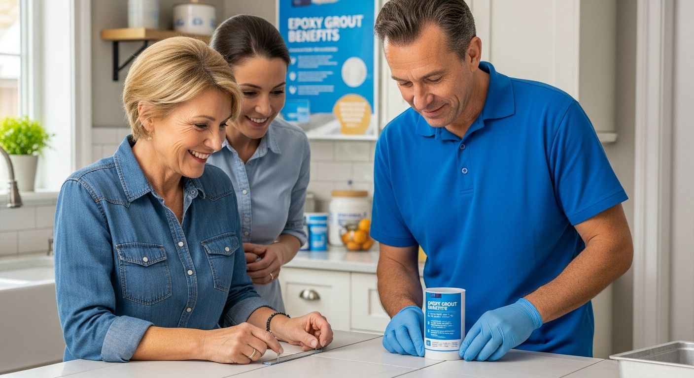 epoxy grout benefits kitchen