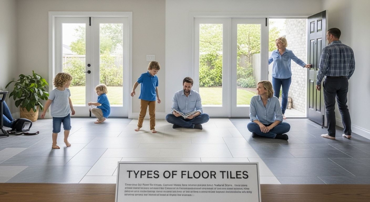 types of floor tiles