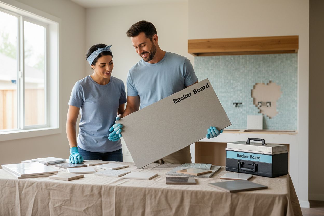 backer board for tile, home renovation