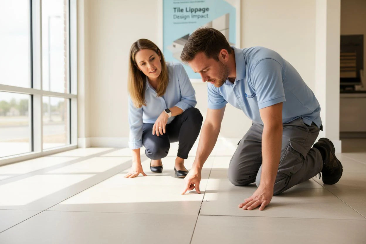 tile lippage installation