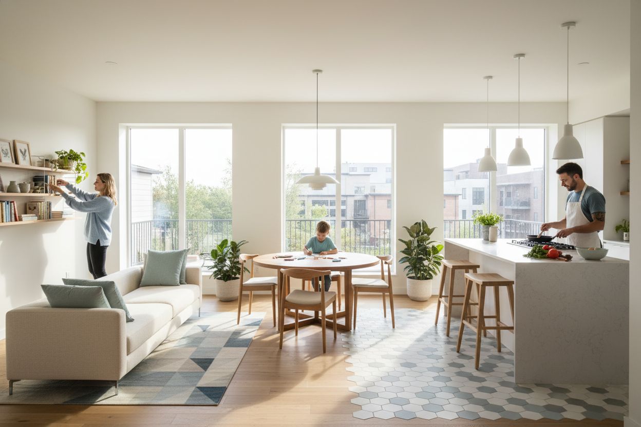 open plan living