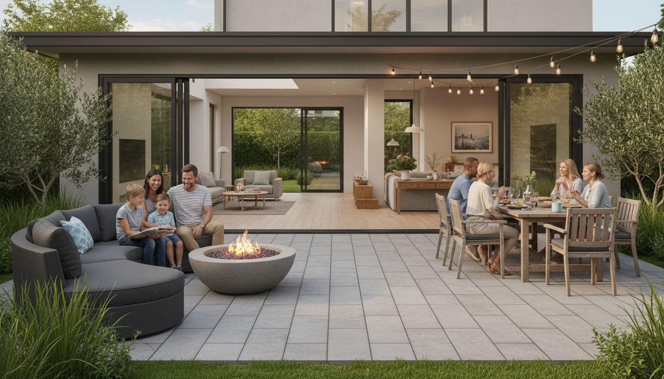 modern outdoor living