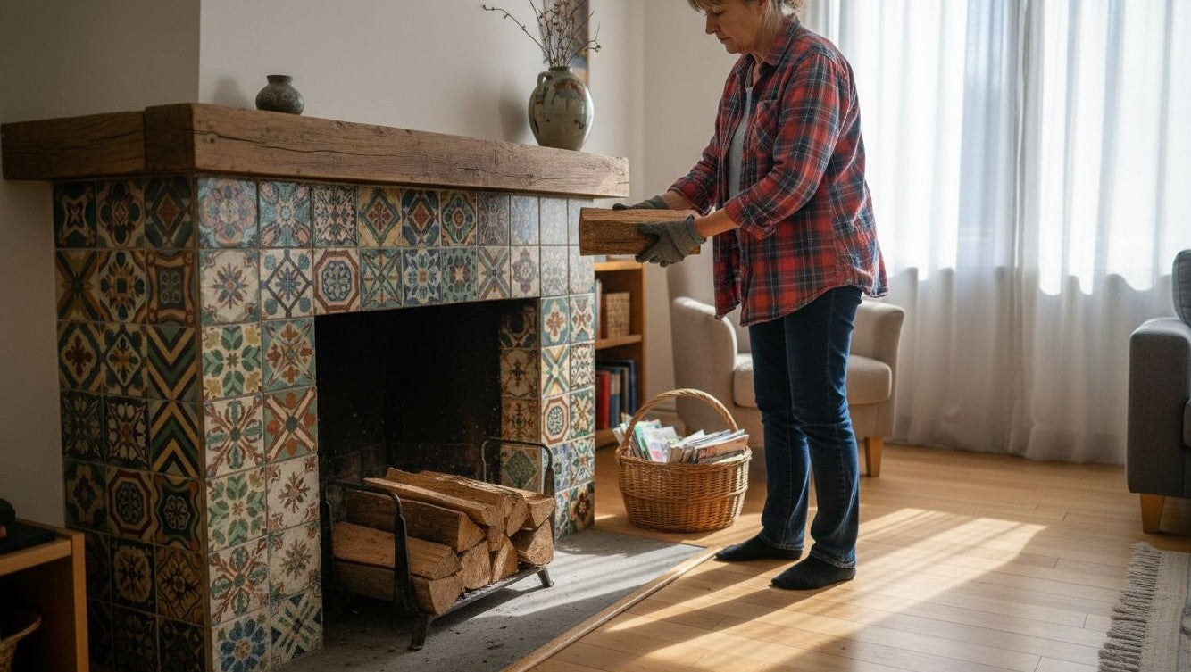 Fireplace tile ideas from Tile Choices