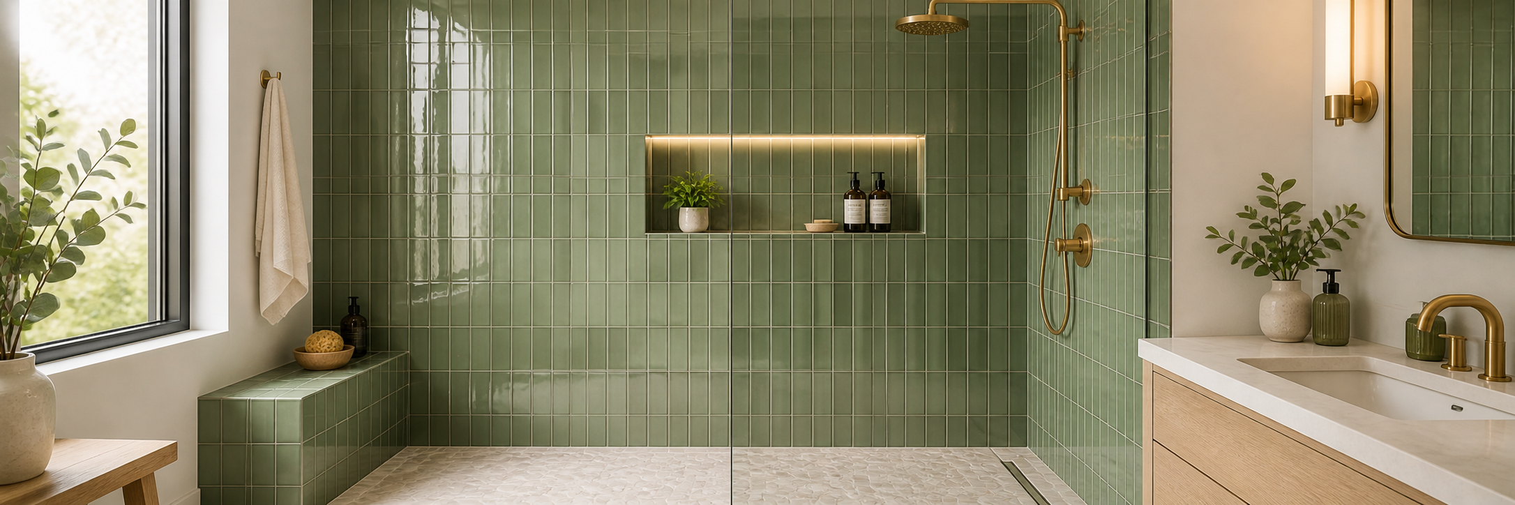 Green Tile Shower Ideas A Complete Design Guide for 2026