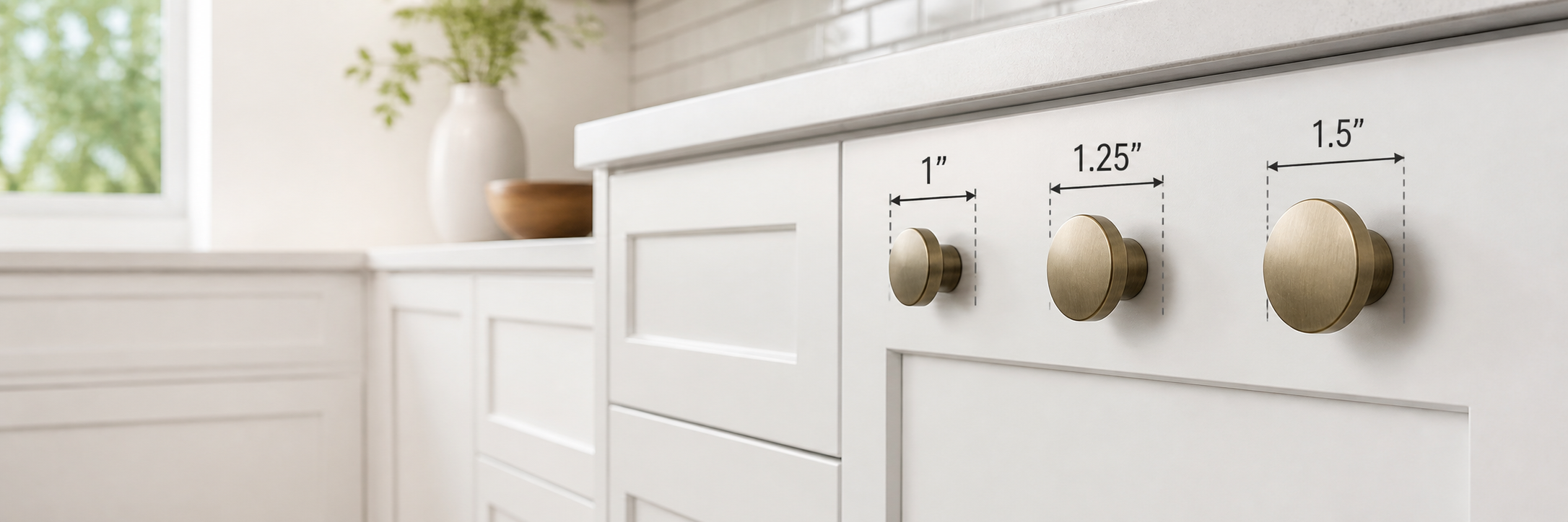 How to Choose Cabinet Knob Size A Room-by-Room Sizing Guide by Tile Choices