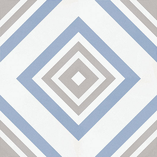 0GZ20DP Italiano Kerchief Amalfi Coast Encaustic Look Single Tile