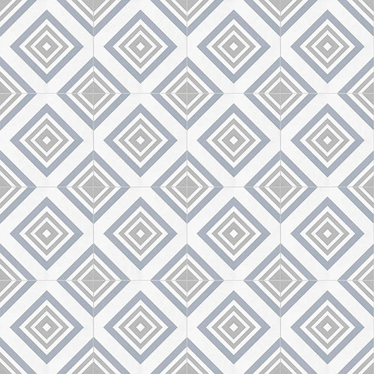 0GZ20DP Italiano Kerchief Amalfi Coast Encaustic Look Tile group of 16 tiles