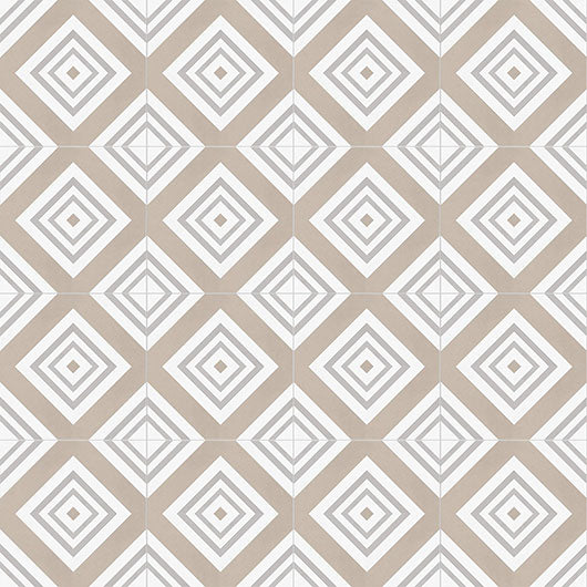 0GZ20DQ Basket Limencello Amalfi Coast Encaustic Tile group of 16 tiles