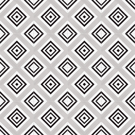 0GZ20DR Naples Avenue Amalfi Coast Encaustic Look Tile group of 16 tiles