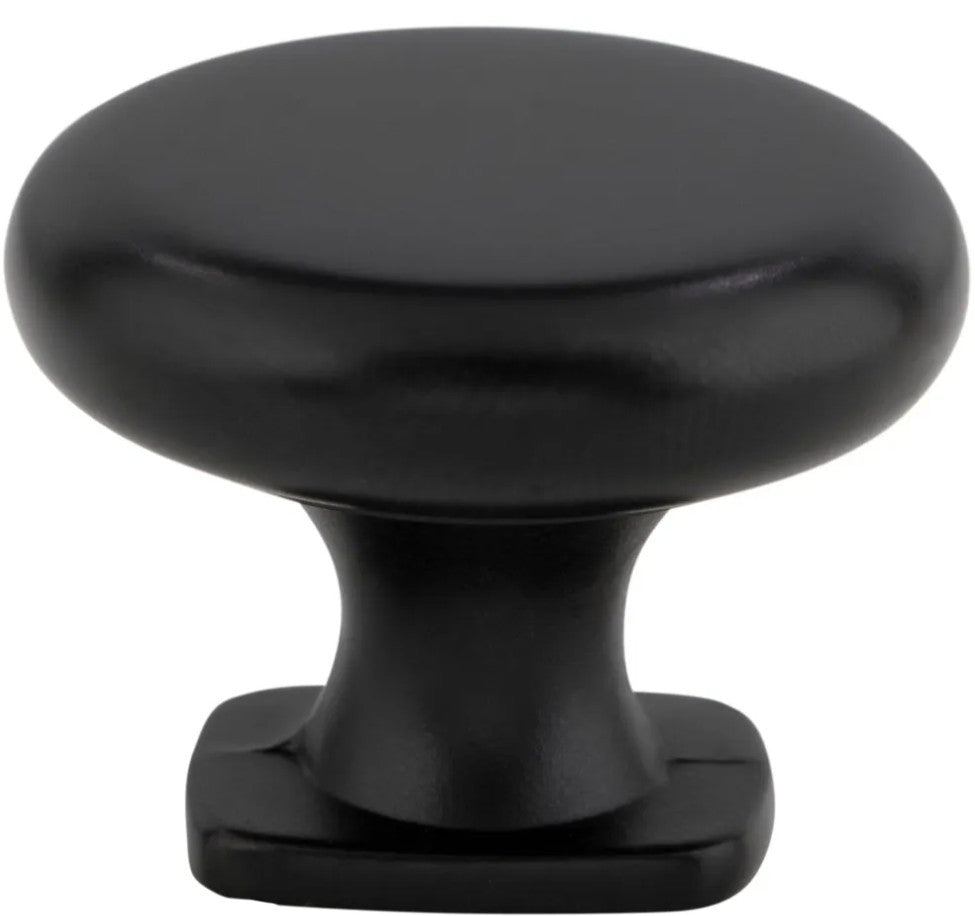 1-3 8 Diameter Matte Black Belcastel 1 Cabinet Knob