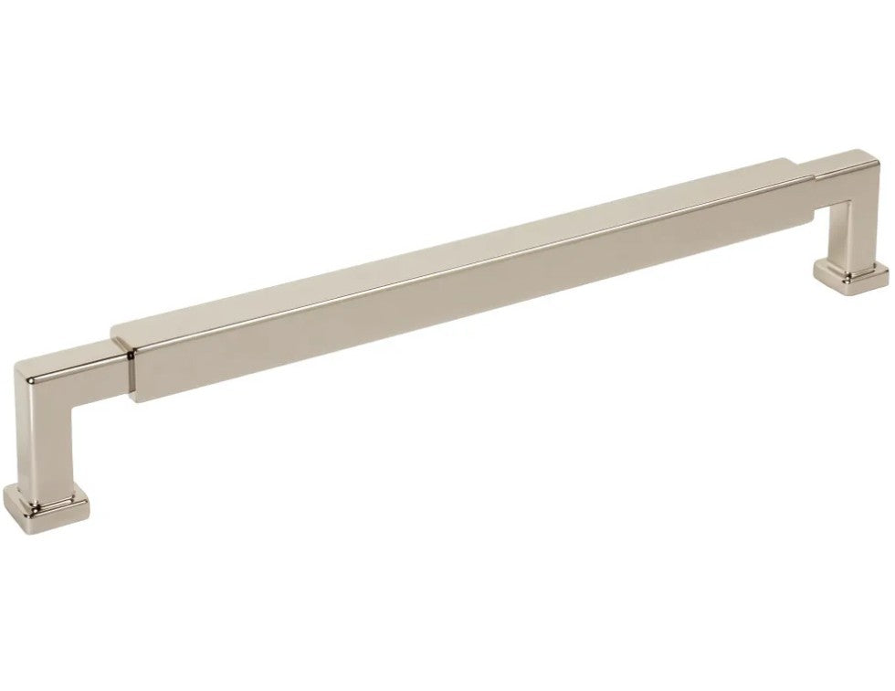229-18NI Polished Nickel Nash Appliance Handle Angle View