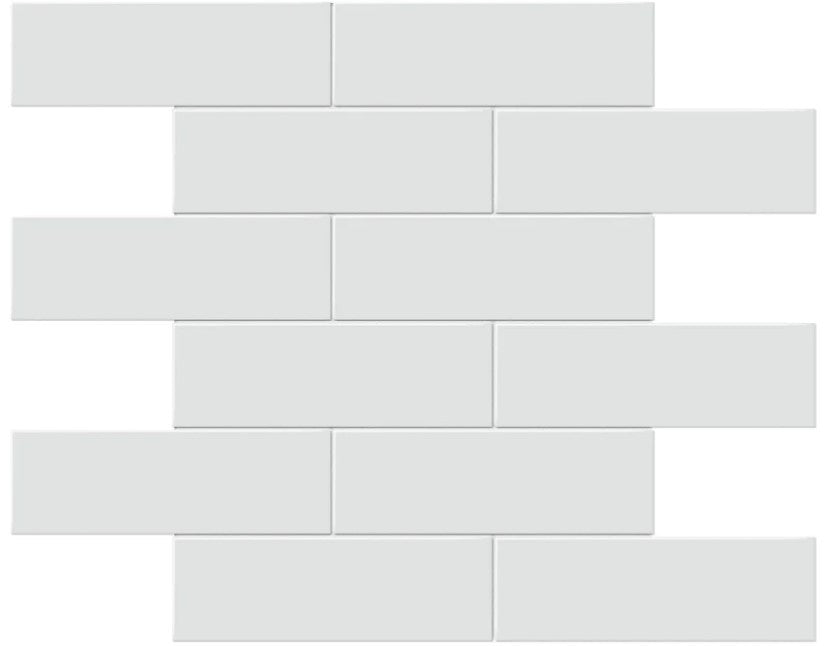 Anatolia Soho Tiles 2 x 6 Brick 4501-0496-0 GLOSSY Gallery Grey