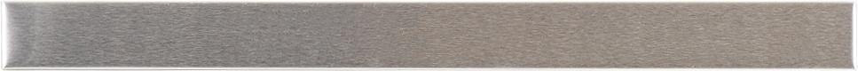 411-132 Brushed Stainless Metal Edge 1 x 12 Tile