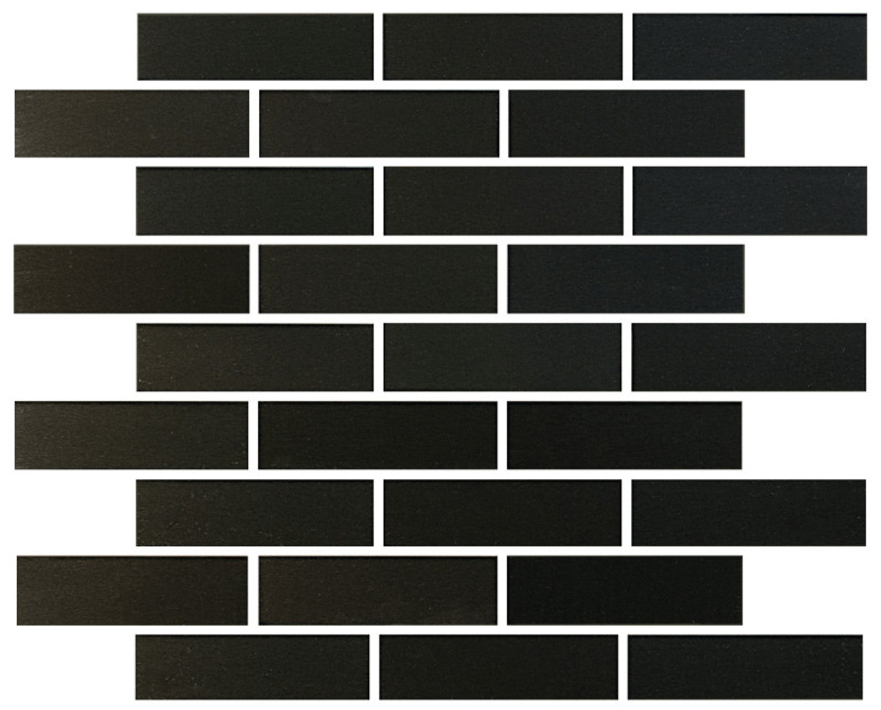 526-117 1 x 4 Brickset Brushed Gun Metal Mosaic