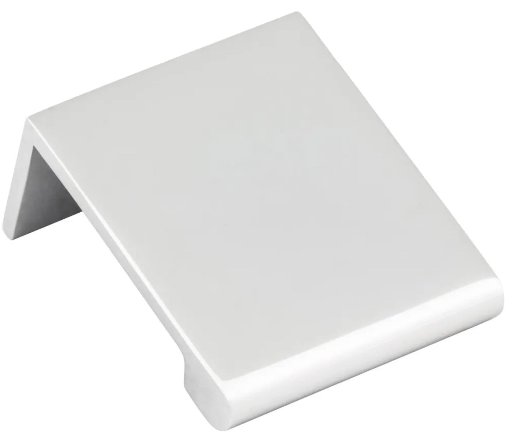 1-1/4" Overall Length Polished Chrome Edgefield Cabinet Tab Pull