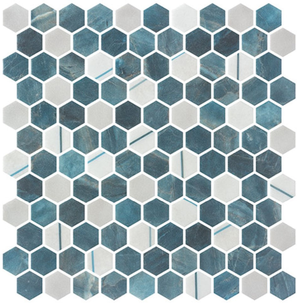 AGH-5411 Qassle Blu Aragon Hills Mosaic