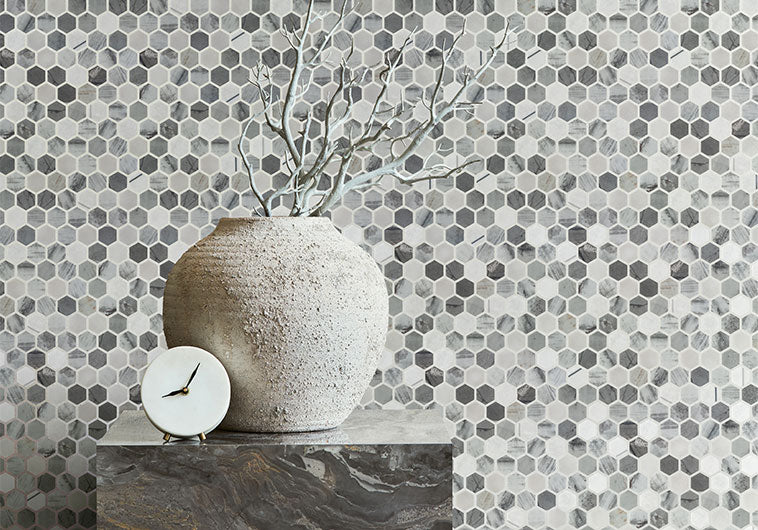 AGH-5415 Ventura Heights Aragon Hills Mosaic Accent Wall Install