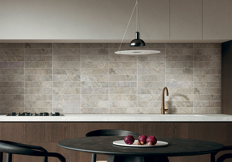 CLC-6442 Calco Series Linzo 3 x 12 subway kitchen backsplash install