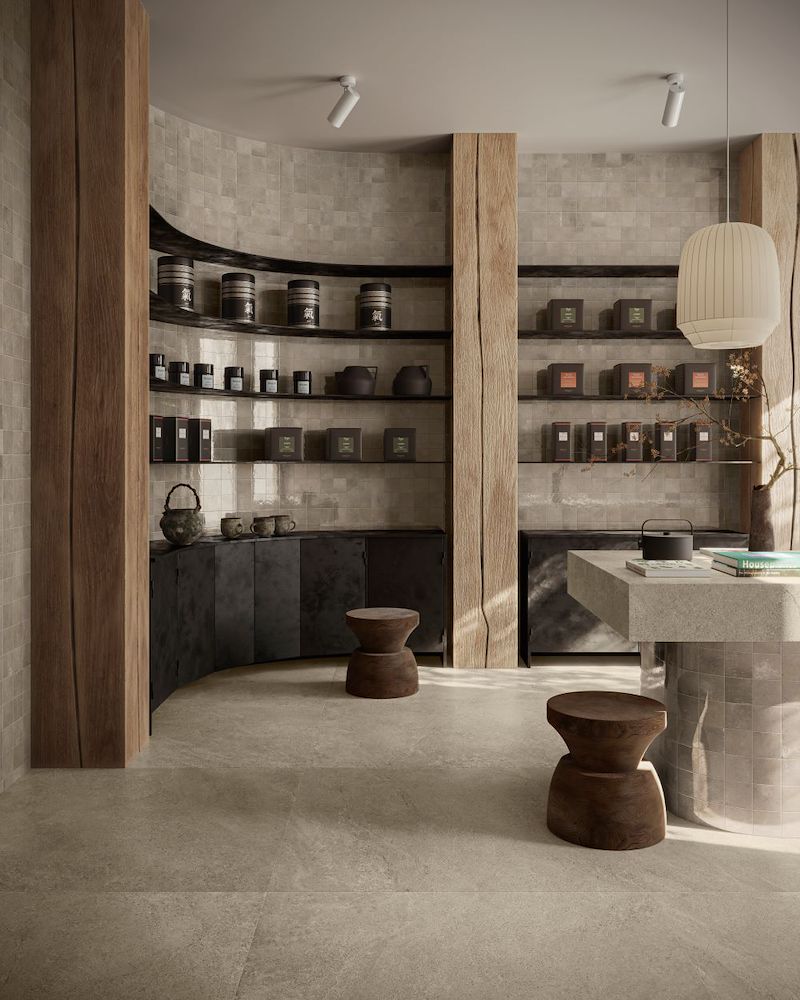 Sant'Agostino Pixel Series Clay 4x4 Porcelain Tile | CSAPXCYL10