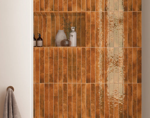 Equipe Bali 2 x 16 Ginger Ceramic Tile