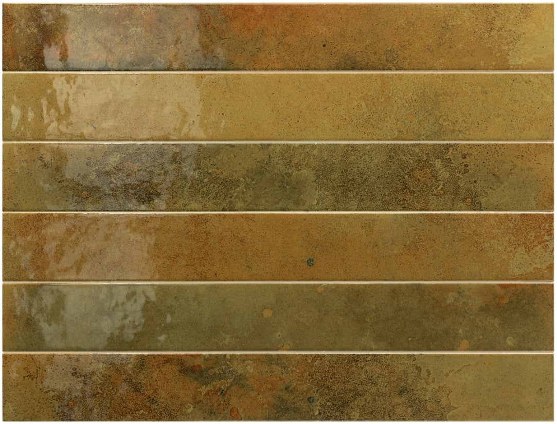 Equipe Bali 31553 Moss 2 x 16 Ceramic Tile color variation