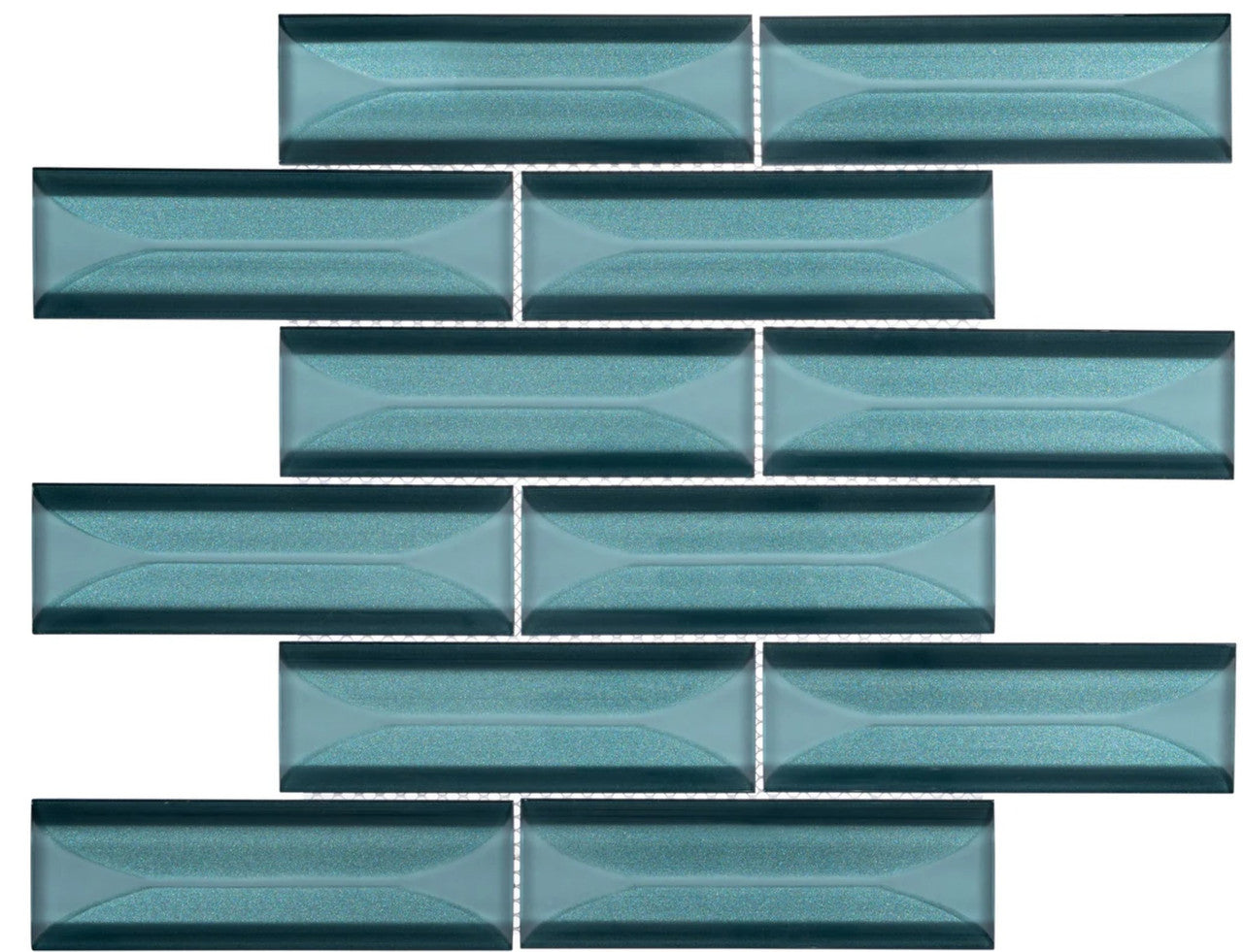 Frey Facade 2 x 5 Glass Subway Tile FYF-5493 Hermosa Magic