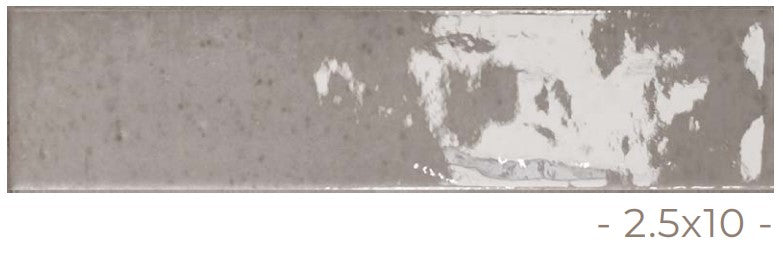 Home Series 2.5 x 10 Ash Color Tile