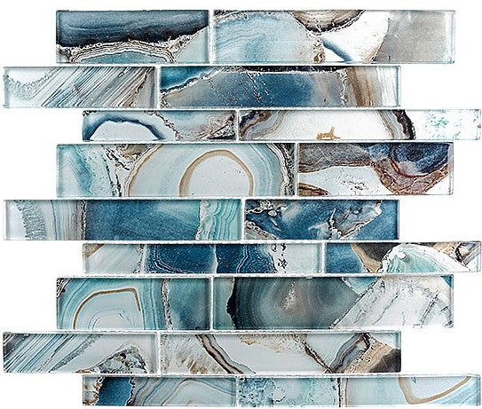 Crystal Lagoon Glass Mosaic Tile MGF-626 | Magical Forest Series