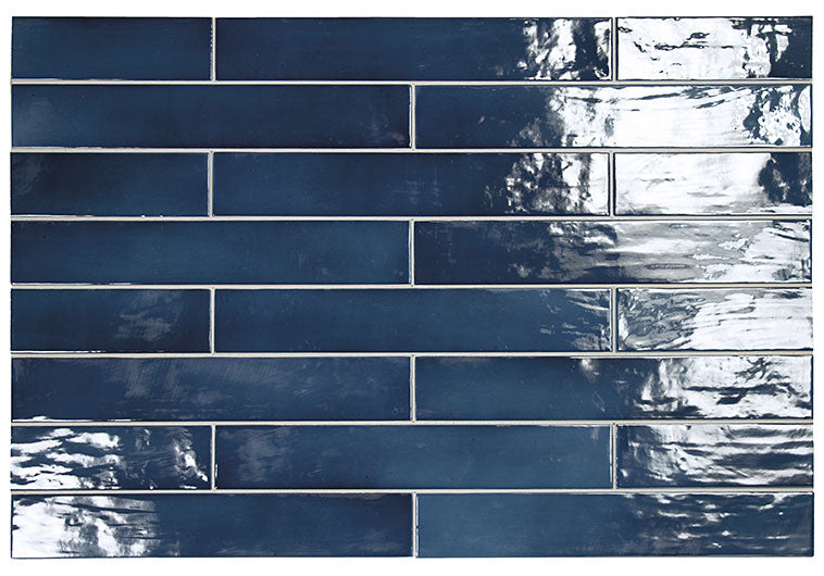 Manacor MAN-26930 Ocean Blue Subway Tile Color Variation