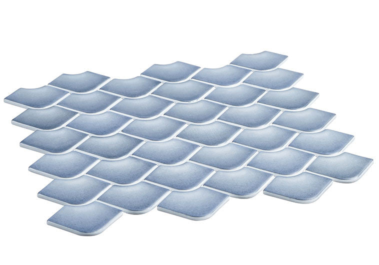 Mermaids Collection Fish Scale Tile MID-6085 Kailani Side View