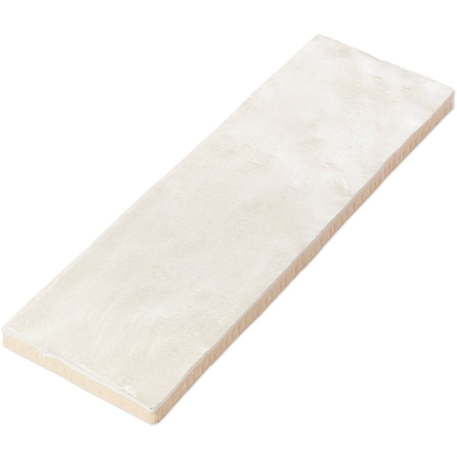 Myorka Cream 2 x 8 ceramic subway tile