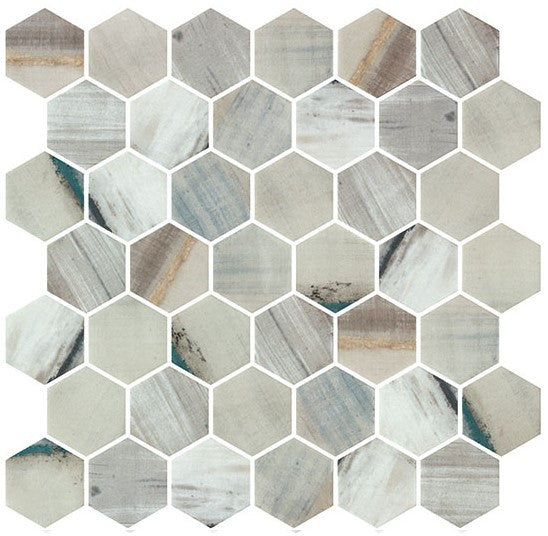New Belfont Recycled Glass Tile Mosaic NBT-5433 Merida Allure