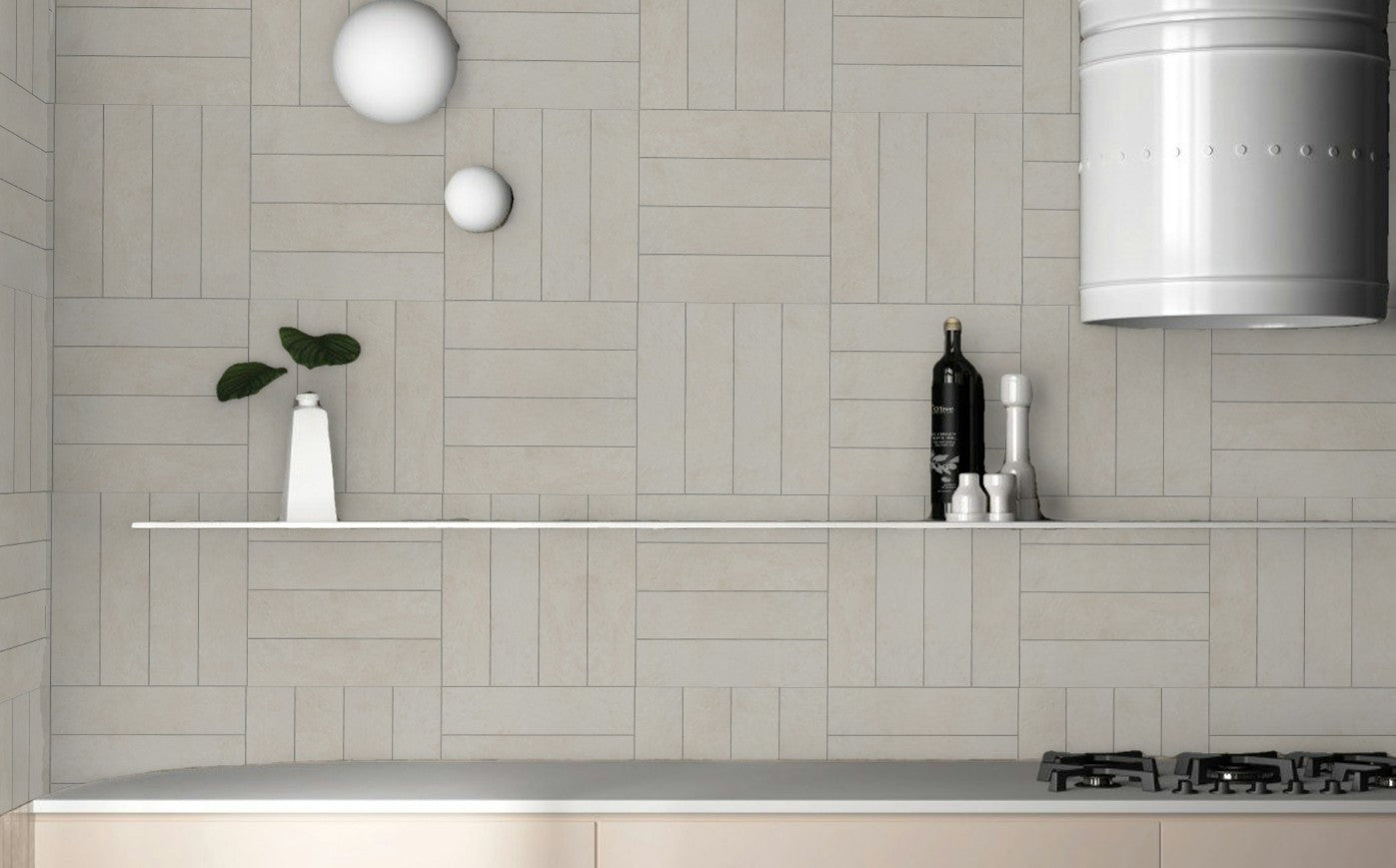 Piazza Collection PZZ-1052 Commune Kitchen Backsplash install photo