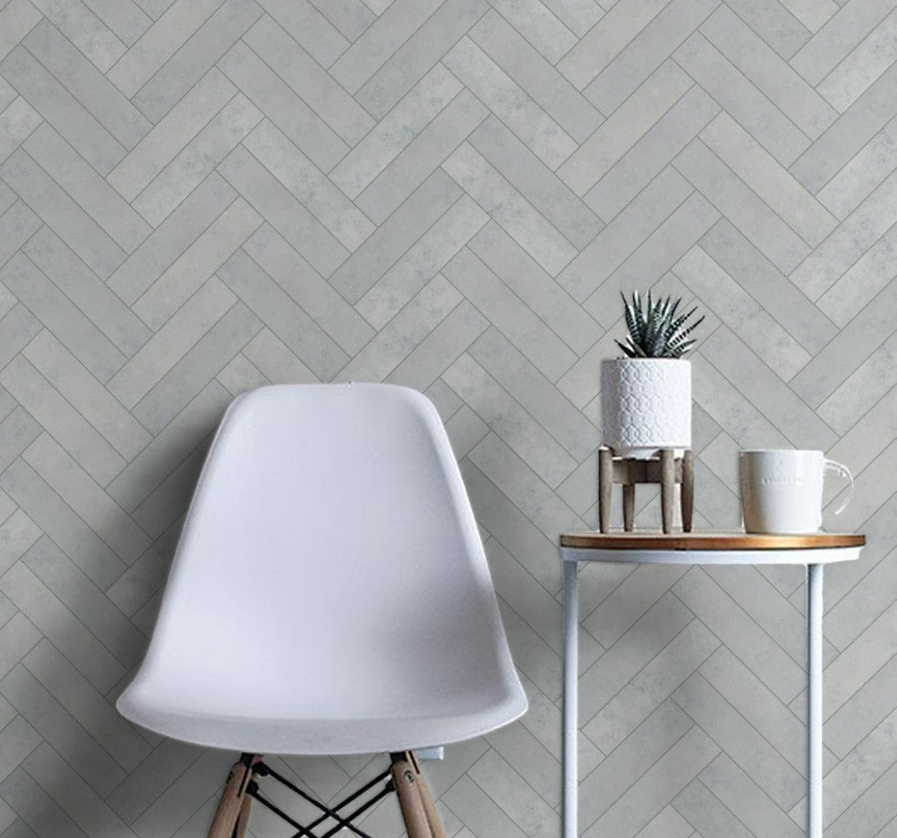 Piazza Collection PZZ-1053 Break Bread 3 x 12 Accent Wall Install Photo