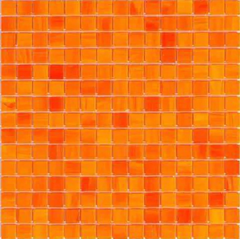 SA-OR803 Sandy Orange Glass Mosaic
