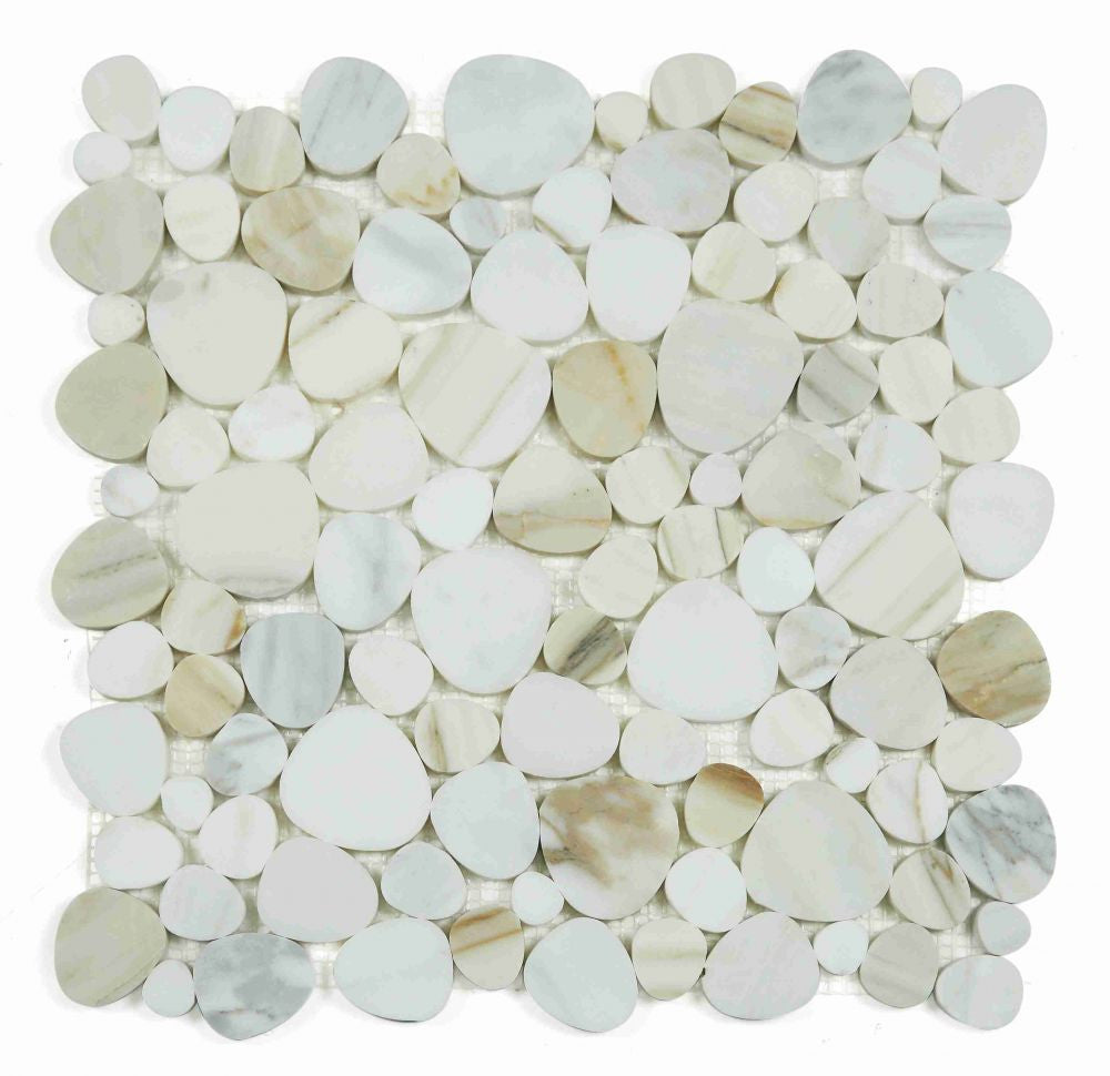 UT-3612 Sliced Pebble Calacatta Gold Honed