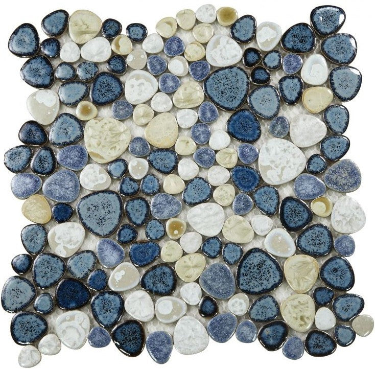 UT-604 Ocean Pebble Mosaic Tile