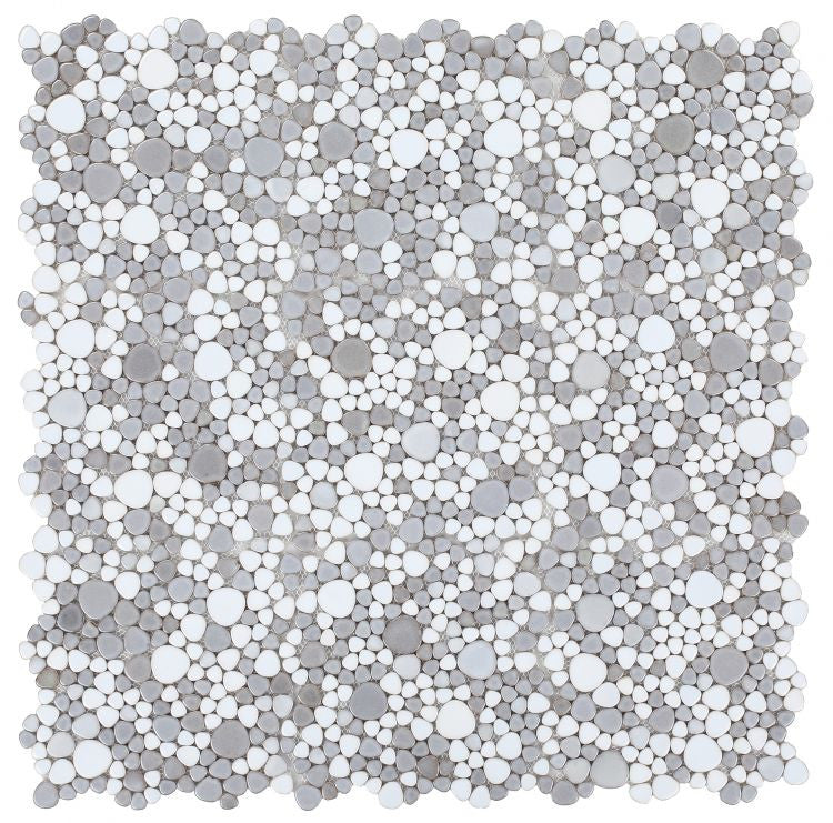 UT-797 Dusk Pebble Mosaic Tile 9 sheets together