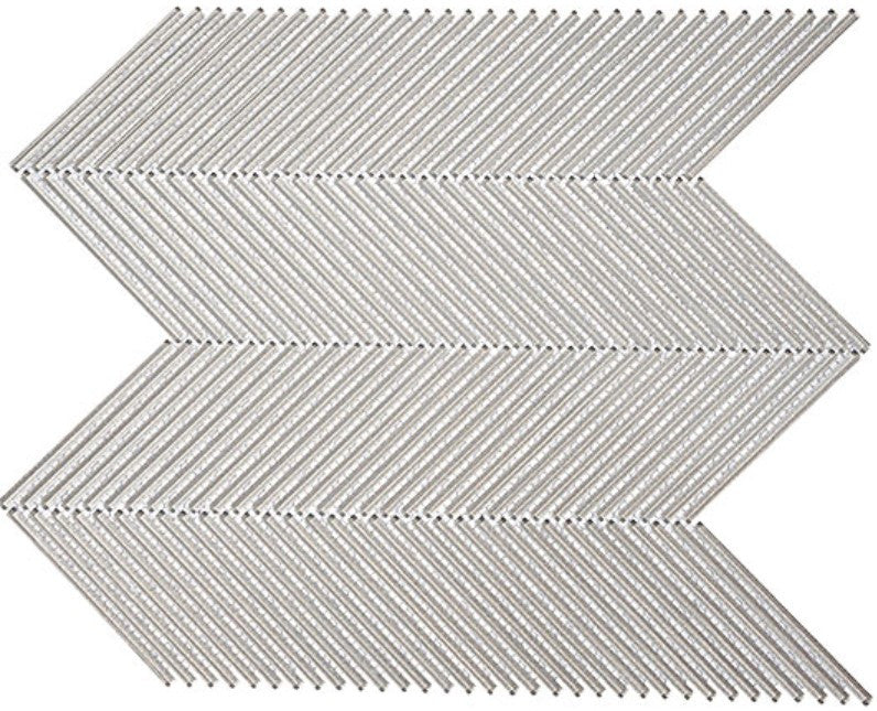 Viola Capri Pixie Stick Herringbone Glass Mosaic VLI 6012 Lucinda Ion