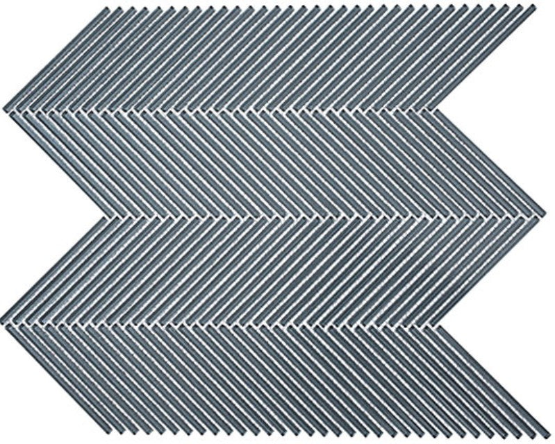 Viola Capri Pixie Stick Herringbone Glass Mosaic VLI 6016 Villa Jovis