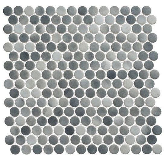 Bella Glass Tiles Polka Dots PLK65 Ombre Reef
