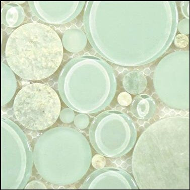 Bubble Series Random Circles Moonstone BFS-401 Close up