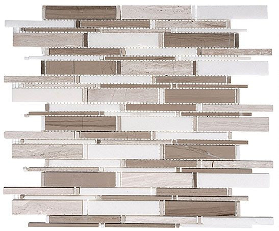 Cascade Series Wooden white Athen Gray Thassos mix CS-94