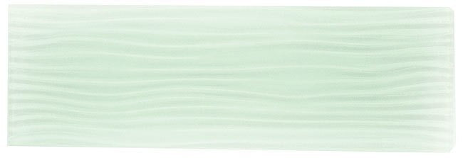 Crystile Wave Glass Subway 4 x 12 Bright White C00-W