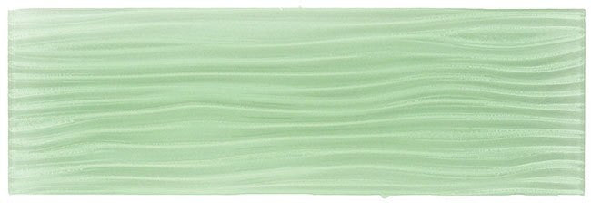 Crystile Wave Glass Subway 4 x 12 Ice Mist Glossy C01-W