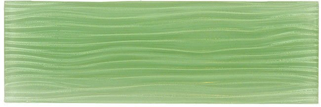 Crystile Wave Glass Subway 4 x 12 Ocean Spray C15-W ocean green tone tile