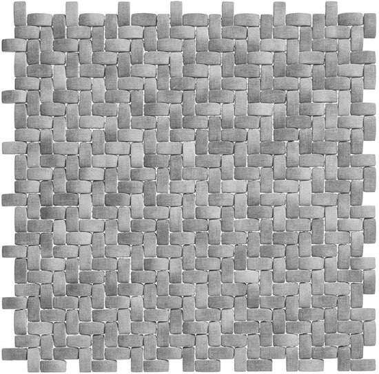 Summer Outing Optimum Grey SMO-323 recycled glass tile mosaic, grout does not work with this mosaic