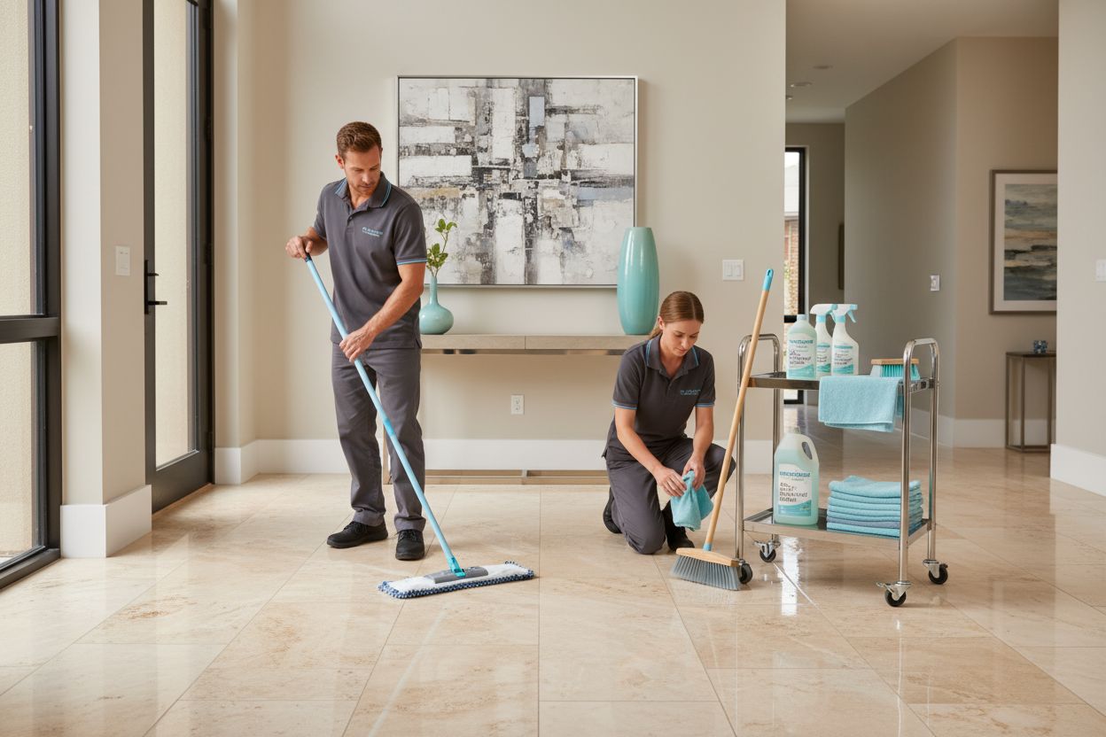 professional stone tile cleaning